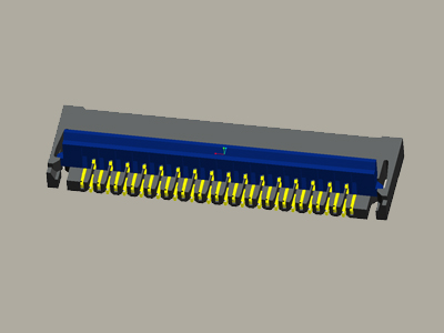 FPC 连接器 0.3P 1.0 H(前掀下接式）